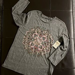 Lucky Brand Mandela design shirt! Never worn, tag still attached Size: S/P 💛